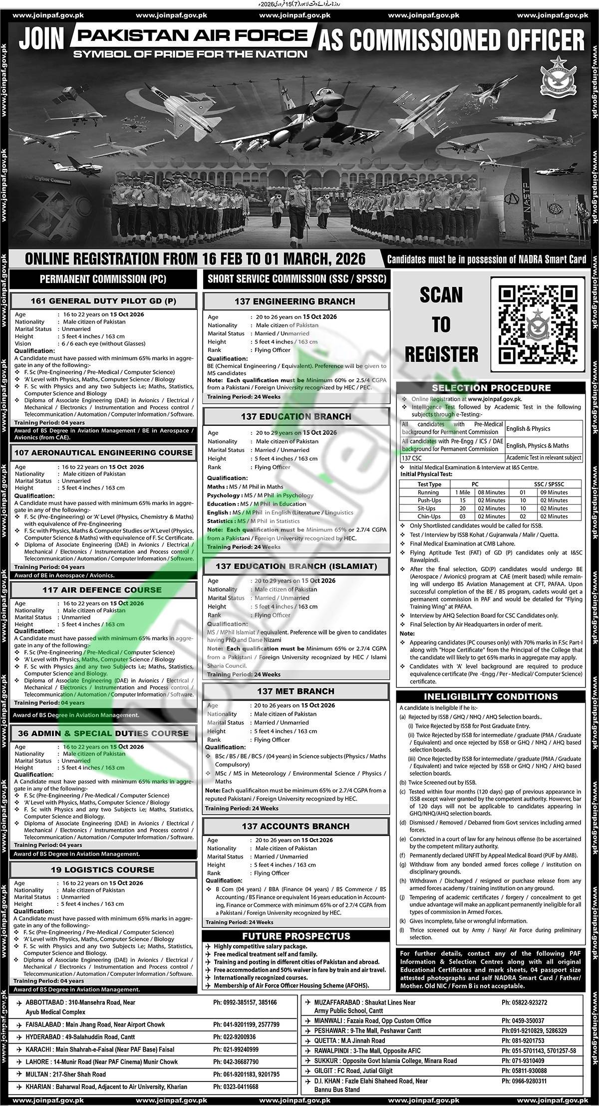 (PAF) Jobs 2026 2026 — Official Newspaper Advertisement | SkillzDunya