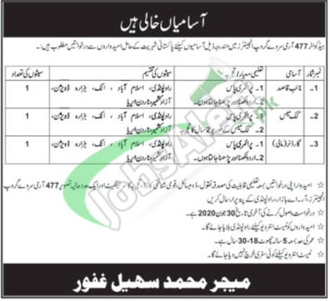 Pak Army (PAKARMY) Jobs 2026 2026 — Official Newspaper Advertisement | SkillzDunya